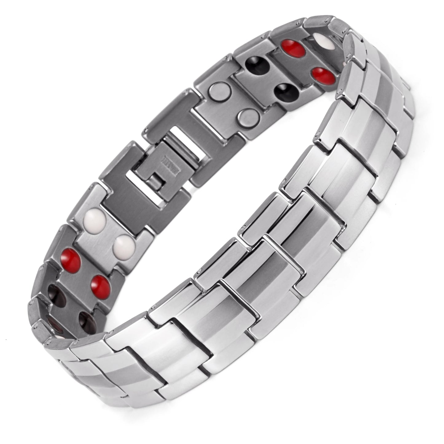 Rainso Health Care Stainless Steel Bracelet With Magnetic Men's Bracelet Viking 4in1 Elements Therapy Sleep Aid Chain Jewellery