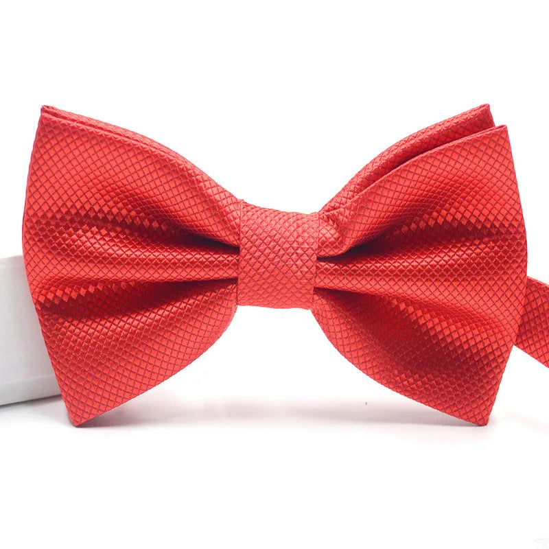 Mens Adult Bowtie Classic Fashion Wedding Party Formal Satin gift Plaids Multicolor Adjust Neck Bow tie Gravata New Clip-On