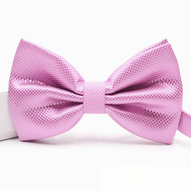 Mens Adult Bowtie Classic Fashion Wedding Party Formal Satin gift Plaids Multicolor Adjust Neck Bow tie Gravata New Clip-On