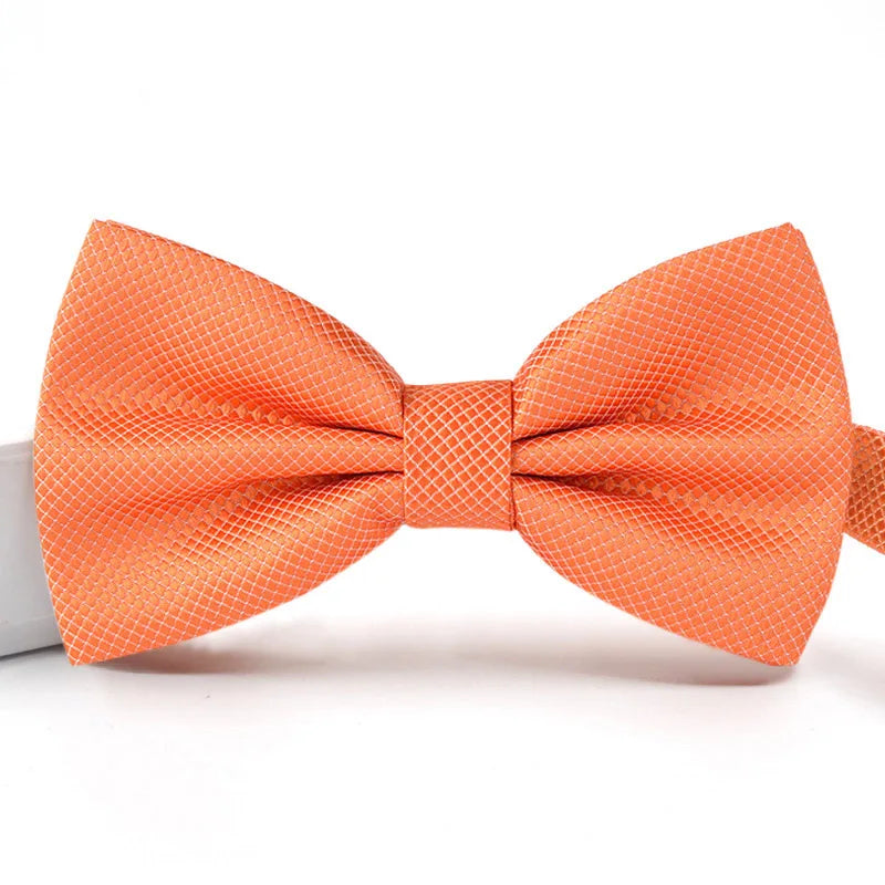 Mens Adult Bowtie Classic Fashion Wedding Party Formal Satin gift Plaids Multicolor Adjust Neck Bow tie Gravata New Clip-On