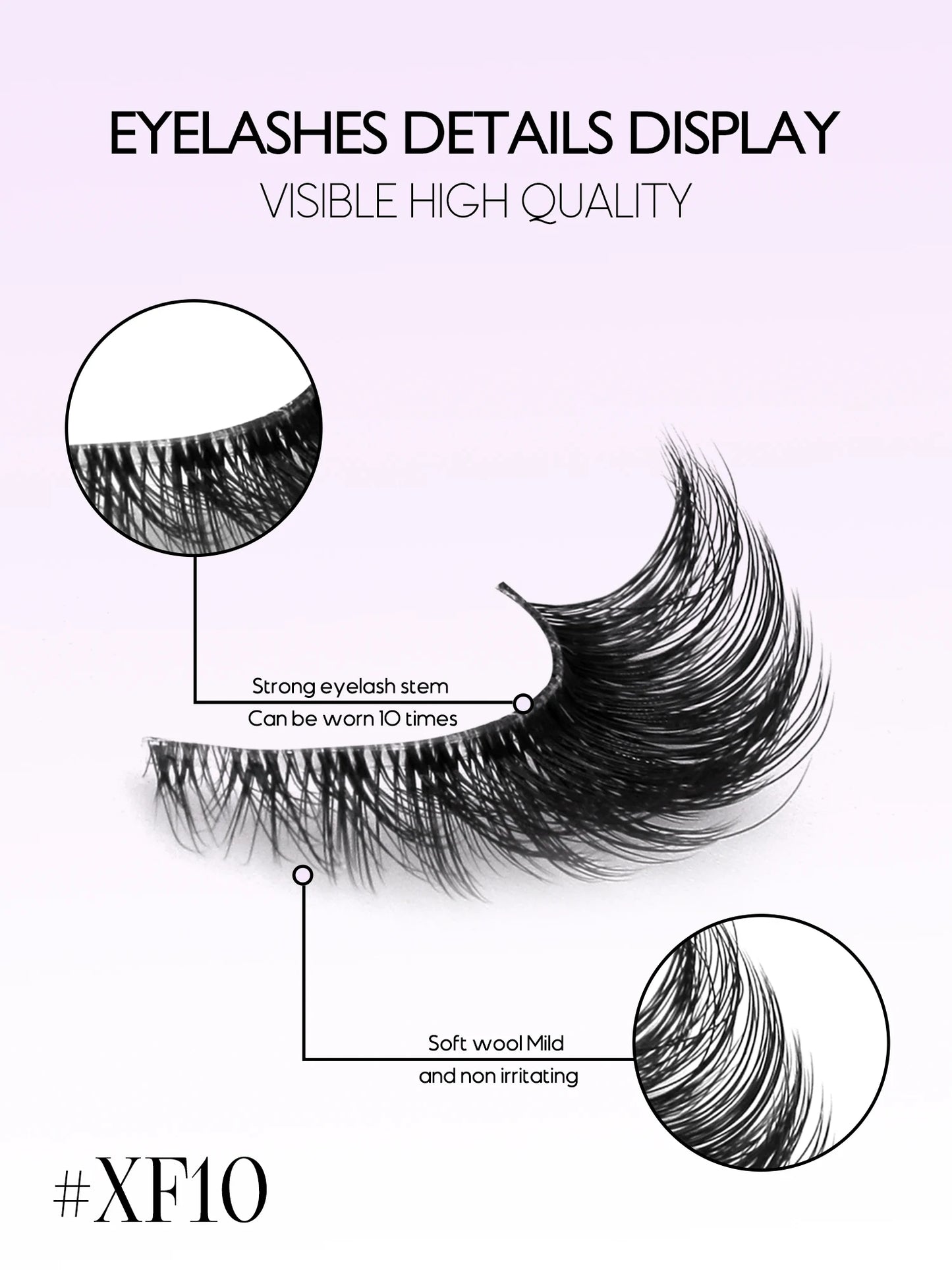 Cat Eye Lashes Natural long Clear Band Lashes Winged End Eye Elongated Eyelashes Faux Mink Eyelashes Makeup