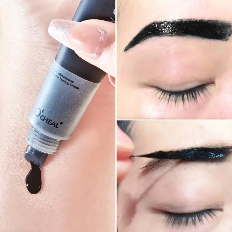 Long-Lasting Waterproof Eyebrow Gel - Semi-Permanent Tattoo Tint for Enhanced Color