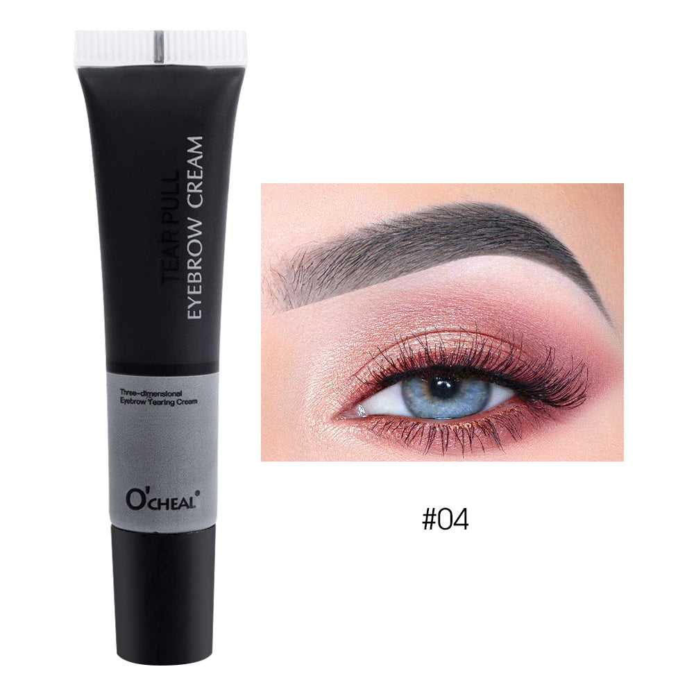 Long-Lasting Waterproof Eyebrow Gel - Semi-Permanent Tattoo Tint for Enhanced Color