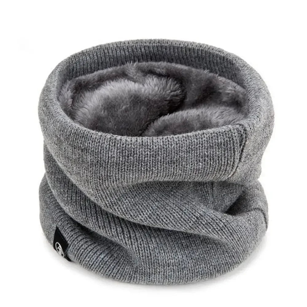 Fashion Soft Knitted Neck Warmer Sports Scarf Unisex Face Cover Winter Skating Running Hiking Scarves Thick Cold-proof Collar