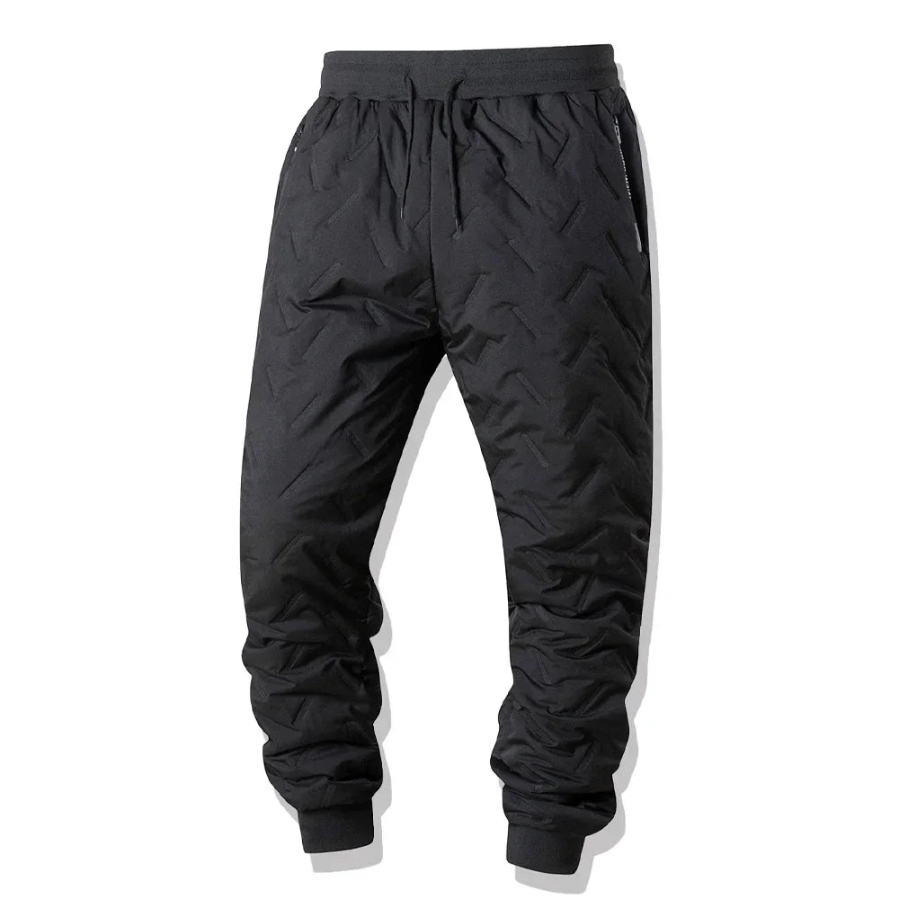 Men's Winter Warm Pants Thicken Thermal Sweatpants Male Outdoors Windproof Jogging Pants Lambswool Trousers Casual Streetwear