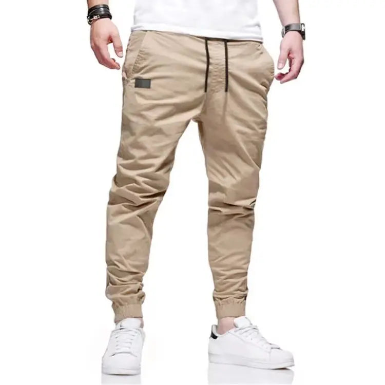 Men's Casual Sports Pants Sweatpants Male Jogger Cargo Harem Pencil Pants Trousers Multi-pocket Sweatwear