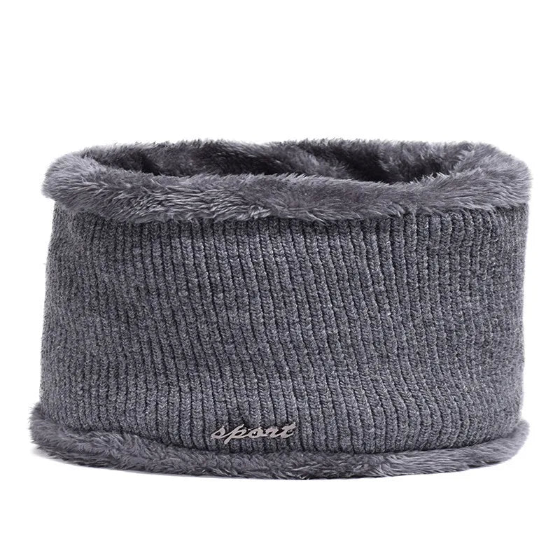 Men Winter Knitted Hat Outdoor Cycling Ear Protection Warmth Peaked Cap Casual Fashion Sunhat