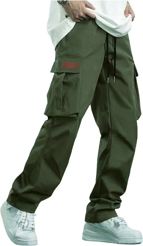 new multi pocket workwear pants, European and American high street trendy brand retro casual wear