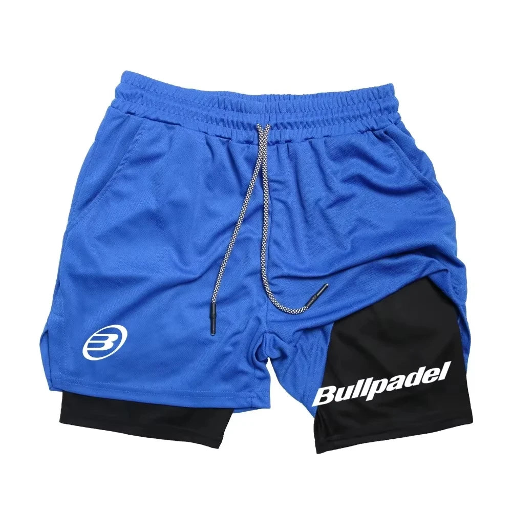 Men's Padel Sport Shorts Summer Male Breathable Tennis Shorts Quick-Drying Badminton Trousers Outdoor Running Sportswear