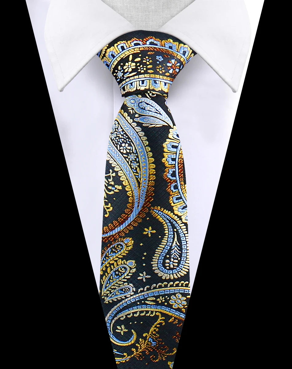 Mens Tie Luxury Necktie For Men Business Wedding Party New Design Neck Tie Paisley Necktie Floral Wedding Style Mens Gravat Gift