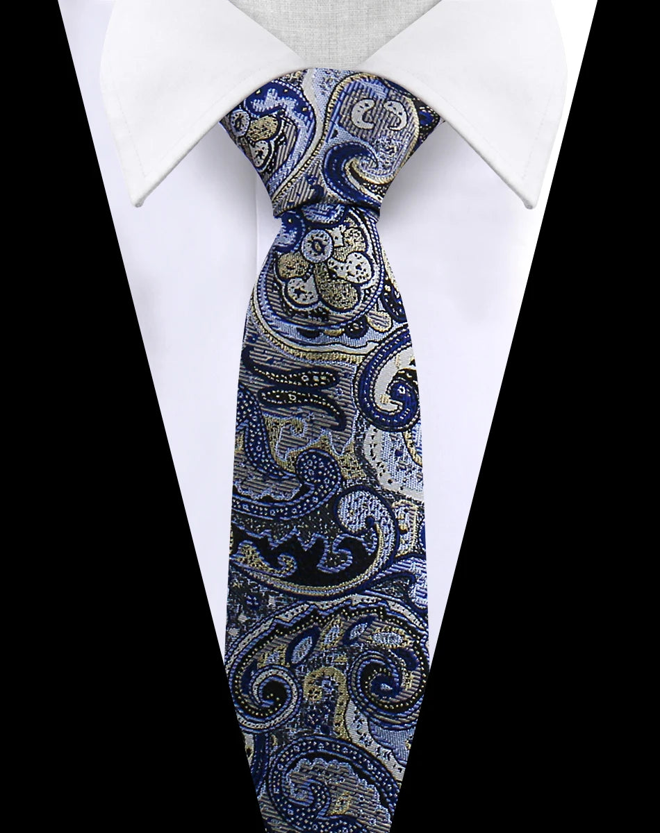 Mens Tie Luxury Necktie For Men Business Wedding Party New Design Neck Tie Paisley Necktie Floral Wedding Style Mens Gravat Gift