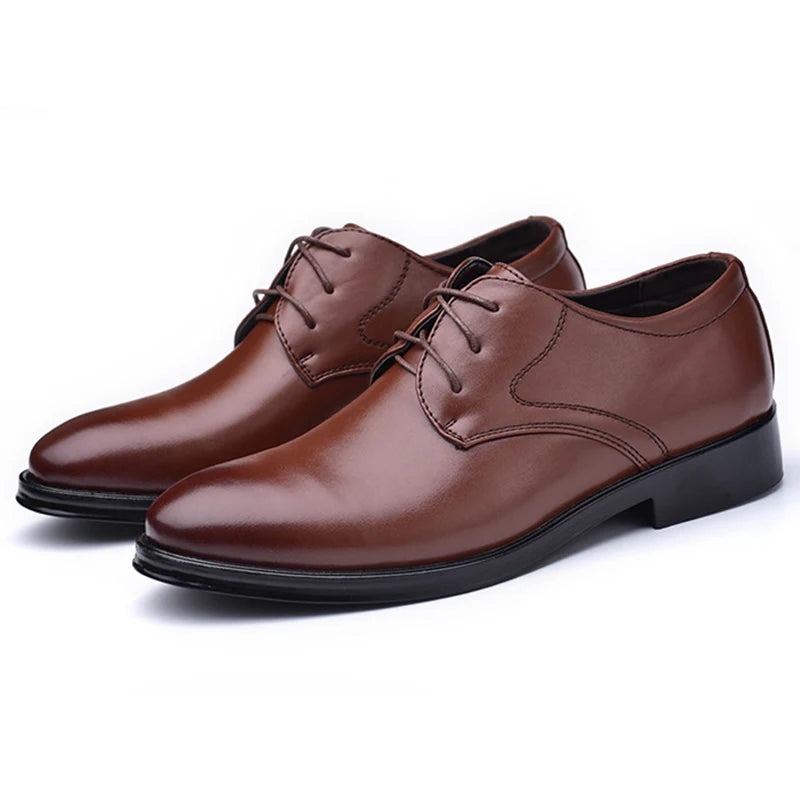 Men's Shoes Black/Brown Leather Formal Shoes