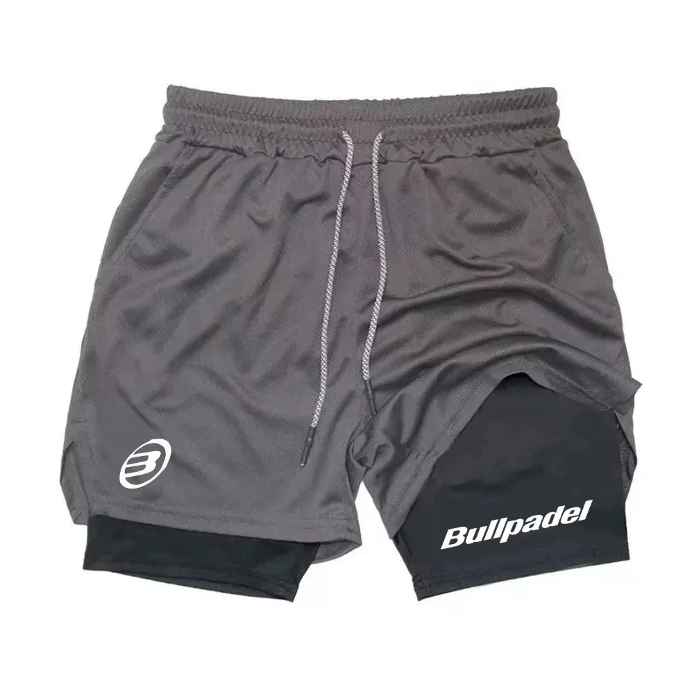 Men's Padel Sport Shorts Summer Male Breathable Tennis Shorts Quick-Drying Badminton Trousers Outdoor Running Sportswear