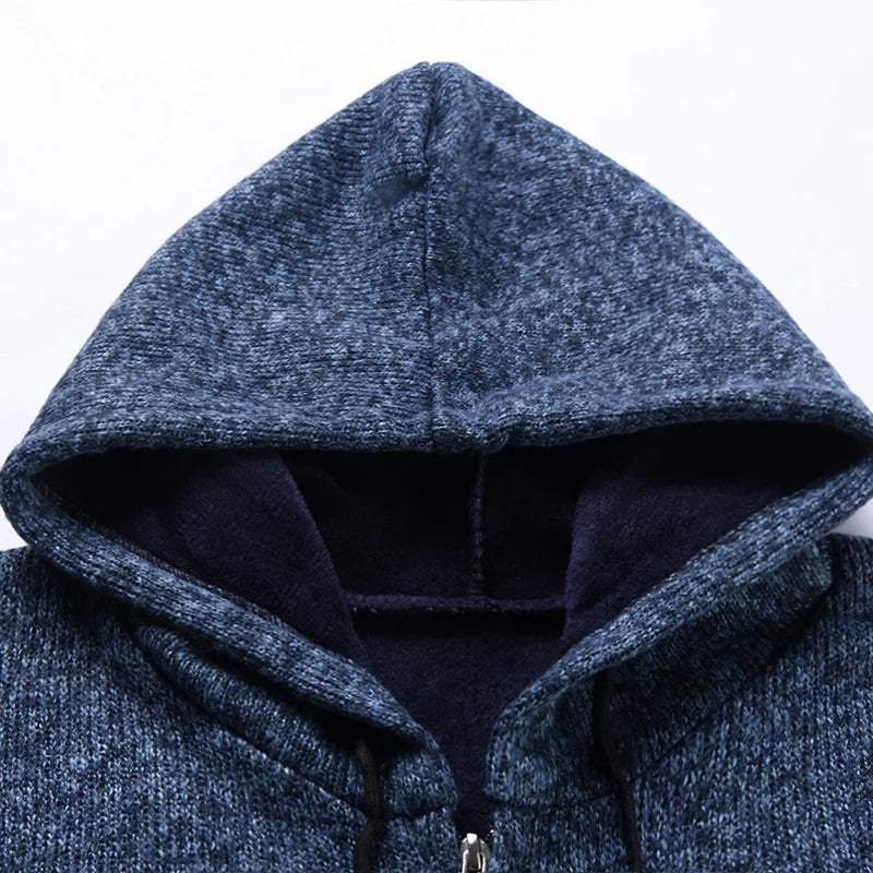 Casual Fashion Hooded Cardigan Patchwork Jacket Mens Outerwear Windbreaker Coats Men Clothes