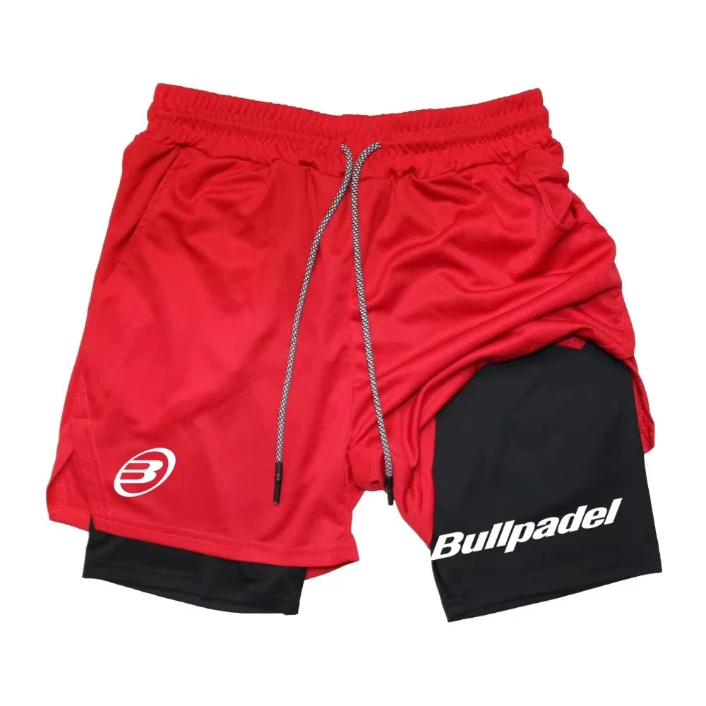 Men's Padel Sport Shorts Summer Male Breathable Tennis Shorts Quick-Drying Badminton Trousers Outdoor Running Sportswear