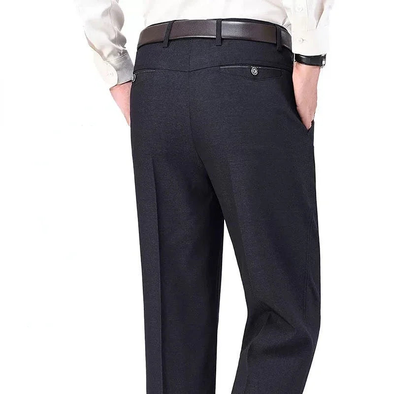 Big Plus Size Formal Pants Men's Bussiness Loose Suit Office Trousers