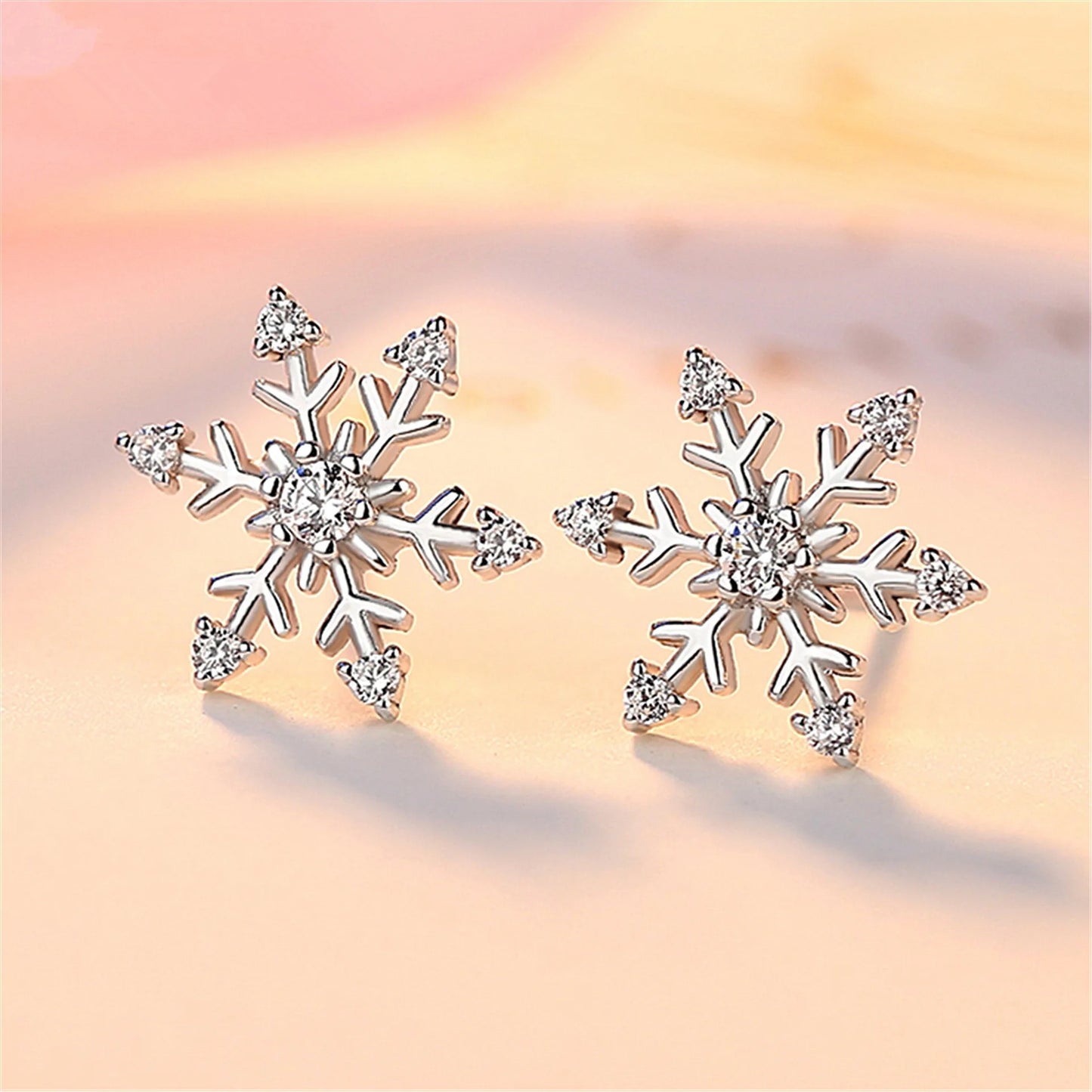 925 Sterling Silver Star Stud Earrings AAA Zircon High Quality For Women Earring Wedding Fashion Jewellery Accessories  Party Gift