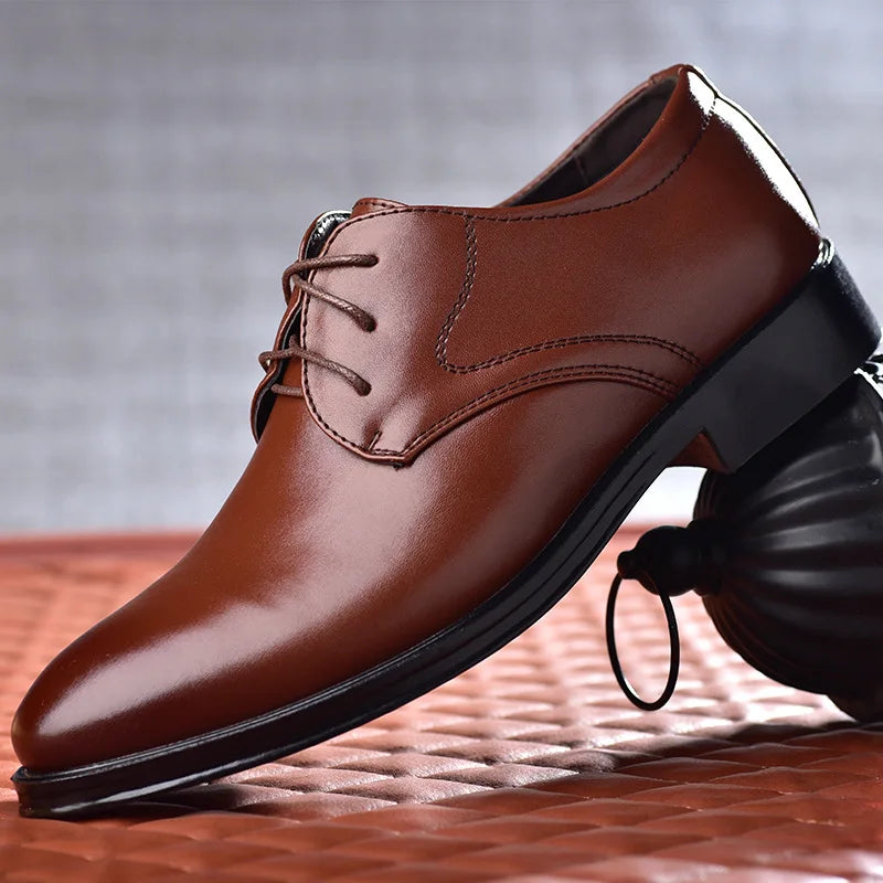 Men's Shoes Black/Brown Leather Formal Shoes