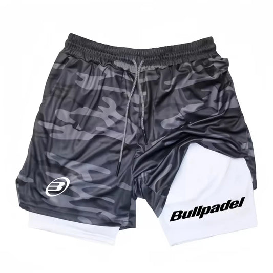 Men's Padel Sport Shorts Summer Male Breathable Tennis Shorts Quick-Drying Badminton Trousers Outdoor Running Sportswear