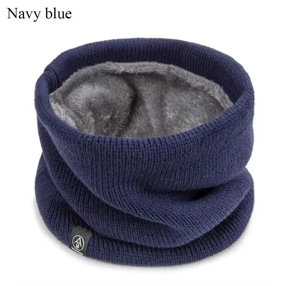 Fashion Soft Knitted Neck Warmer Sports Scarf Unisex Face Cover Winter Skating Running Hiking Scarves Thick Cold-proof Collar