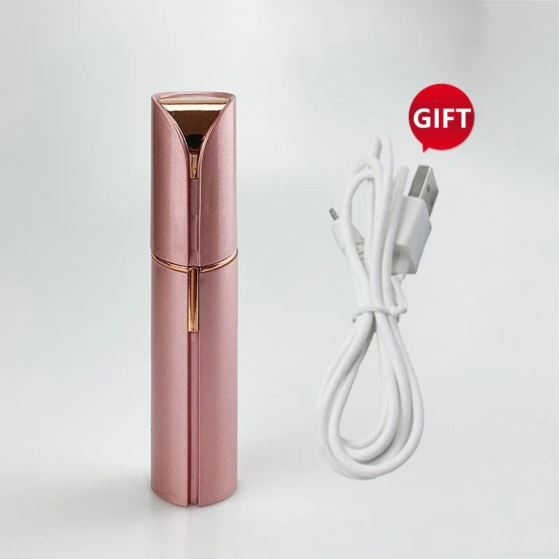 Epilator Face Hair Removal Lipstick Shaver Electric Eyebrow Trimmer Women Hair Remover USB Charging Mini Shaver Epilator