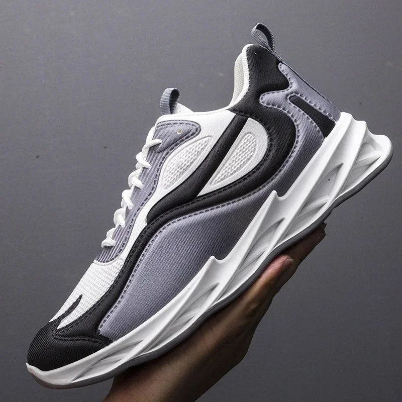 Men's shoes summer men's fabric single shoes breathable thick soled casual shoes men's Korean version trendy sports shoes