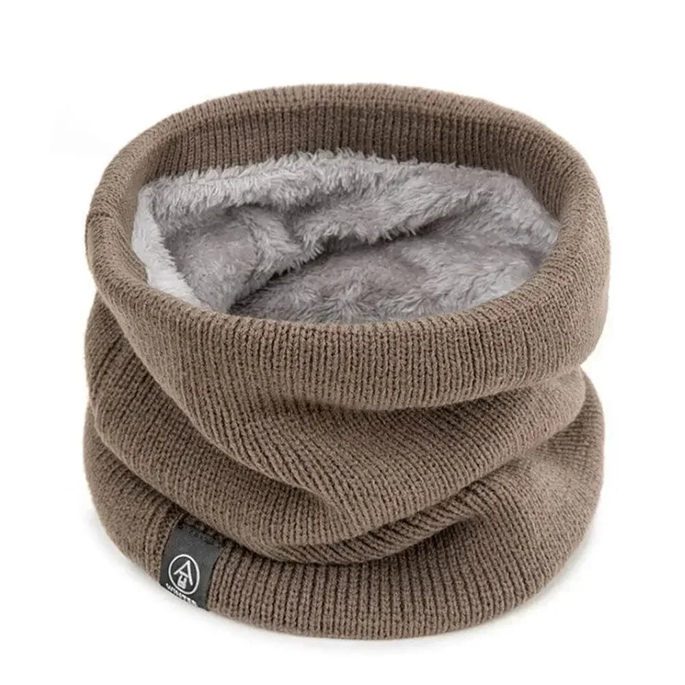 Fashion Soft Knitted Neck Warmer Sports Scarf Unisex Face Cover Winter Skating Running Hiking Scarves Thick Cold-proof Collar