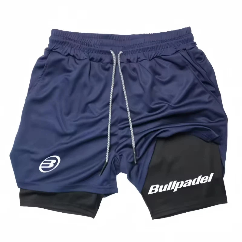 Men's Padel Sport Shorts Summer Male Breathable Tennis Shorts Quick-Drying Badminton Trousers Outdoor Running Sportswear