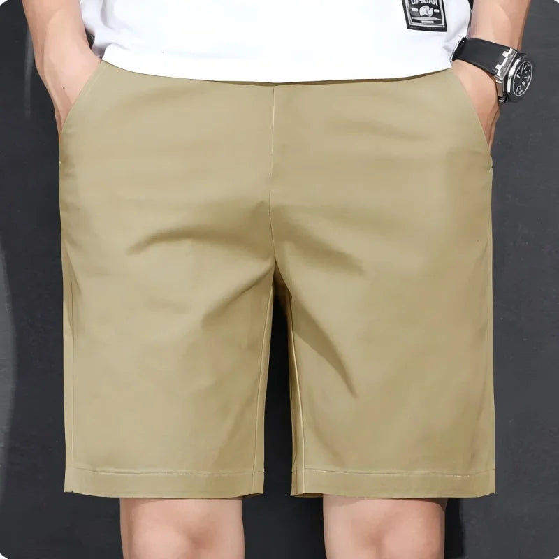 New 100% Cotton Soft Men's Drawstring Waist Comfortable Casual Shorts