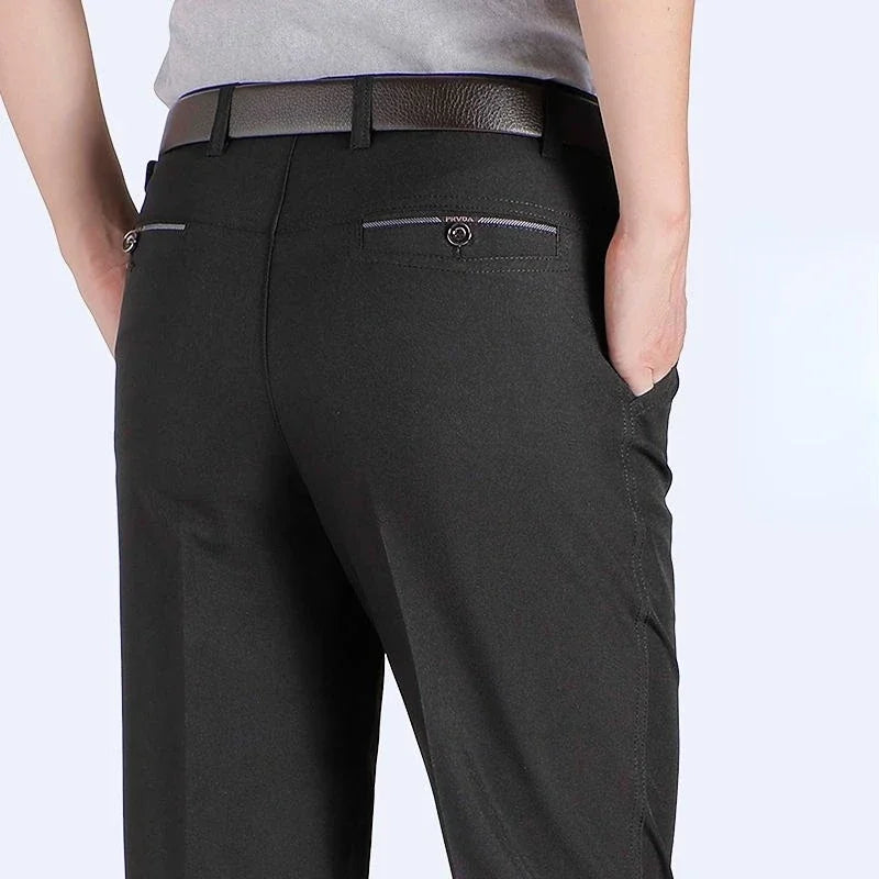 Big Plus Size Formal Pants Men's Bussiness Loose Suit Office Trousers